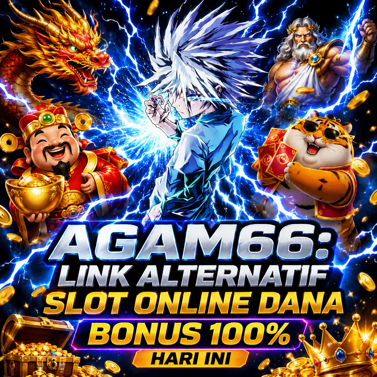 AGAM66: Link Alternatif Slot Online Dana Bonus 100% Hari Ini